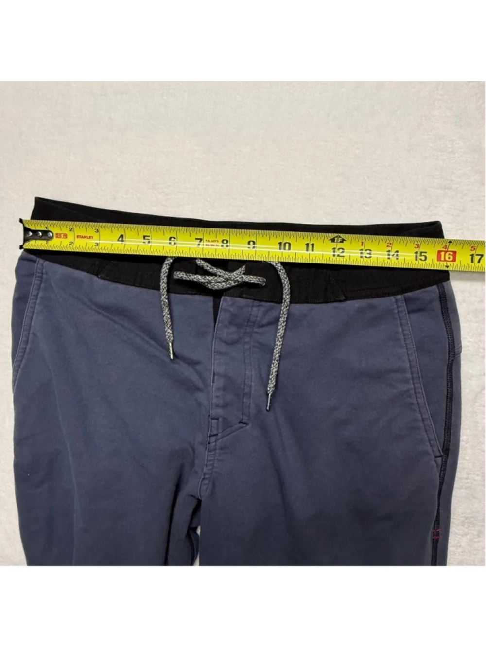 Men's Toad and‎ Co Blue & Black Sweatpants & Joggers Medium